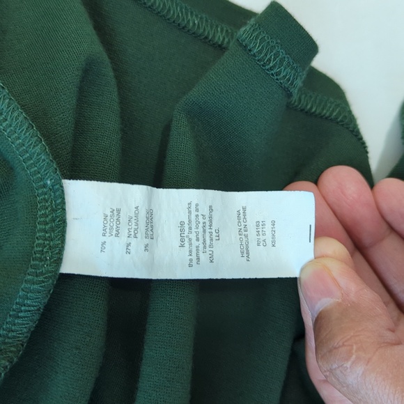 KENSIE Green Cardigan/Jacket/Wrap Jacket Thick Fabric Size XL - Picture 6 of 8